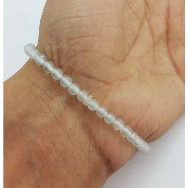 Light Aqua Jade Bracelet 5 Gram (Length 8 Inch)