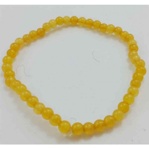 Lemon Yellow Jade Bracelet 5 Gram (Length 8 Inch)