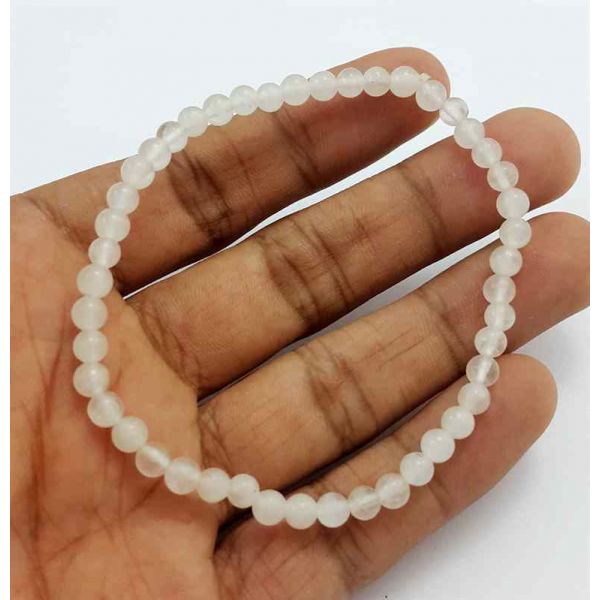 White Jade Bracelet 5 Gram (Length 8 Inch)