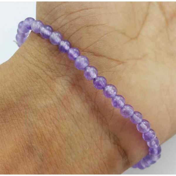 Purple Jade Bracelet 5 Gram (Length 8 Inch)