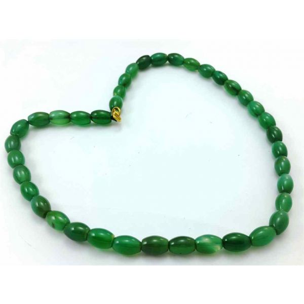 Green Jade Rosary 46 Gram (Length 19 Inch)