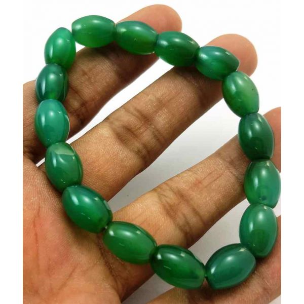 Dark Green JADE (Jadeite) Bracelet - The Mala Tree