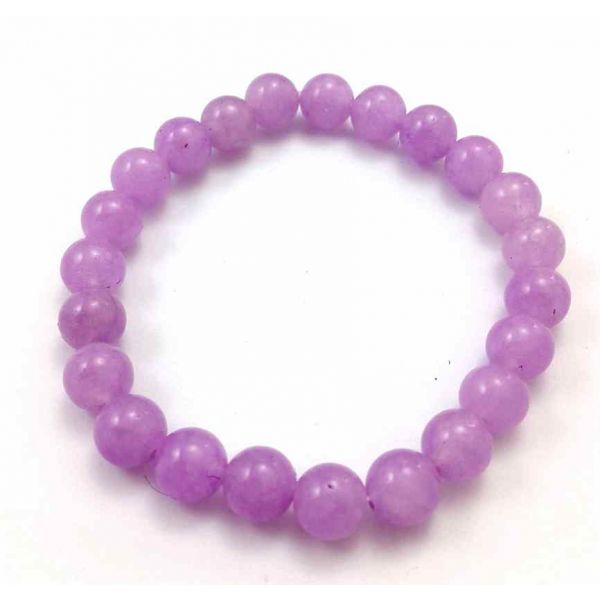 Dark Purple Jade  Hexagonal Howlite Gemstone Bracelet