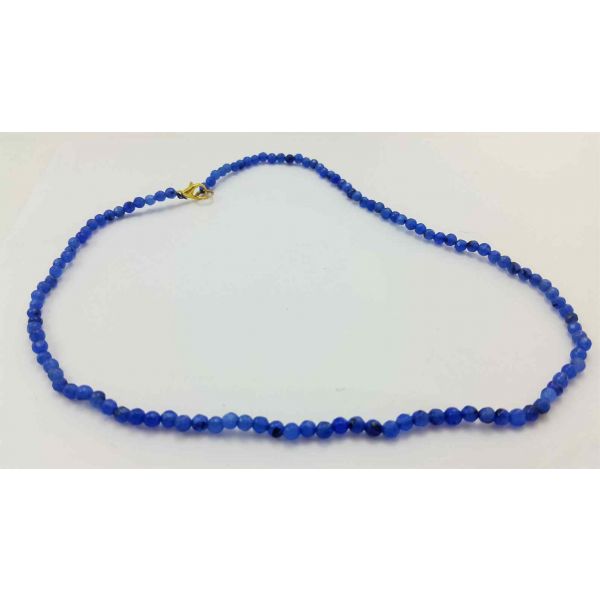 Blue Jade Rosary 11 Gram (Length 19 Inch)
