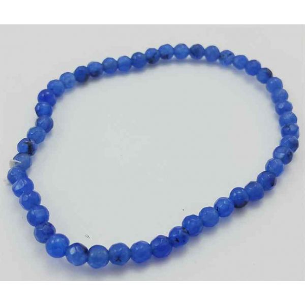 Blue Jade Bracelet 4 Gram (Length 8 Inch)