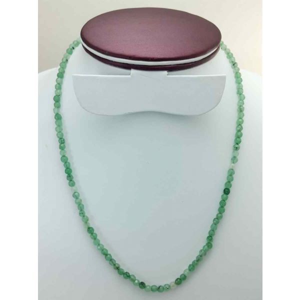 Green Jade Rosary 12 Gram (Length 19 Inch)