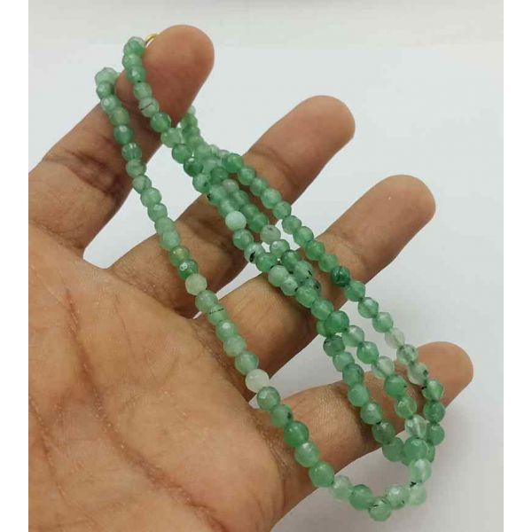 Green Jade Rosary 12 Gram (Length 19 Inch)