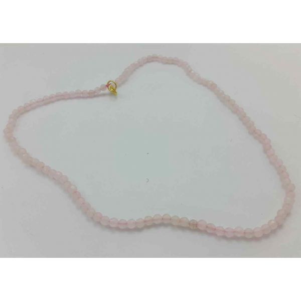 Pink Jade Rosary 12 Gram (Length 19 Inch)