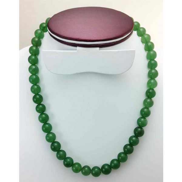 69 Gram Green Jade Rosary Bead Size 10 MM (Rosary Length 19 Inch)