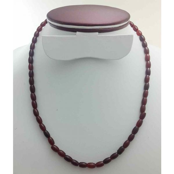 Dark Brown Jade Rosary 19 Gram (Length 19 Inch)