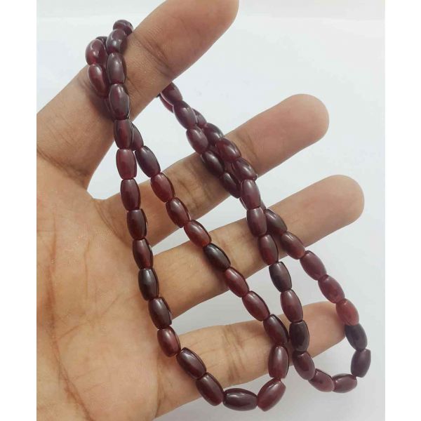 Dark Brown Jade Rosary 19 Gram (Length 19 Inch)