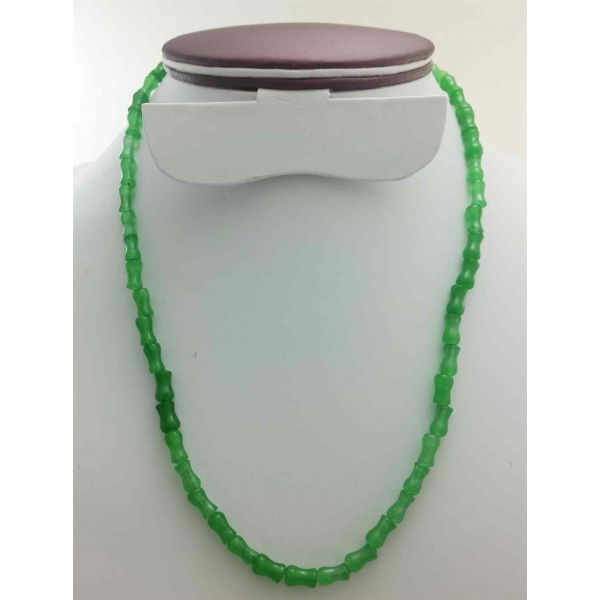 Green Jade Rosary 18 Gram (Length 19 Inch)