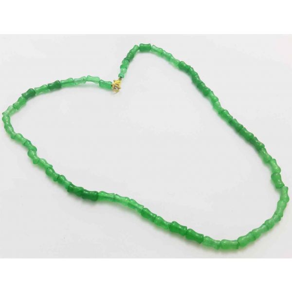 Green Jade Rosary 18 Gram (Length 19 Inch)