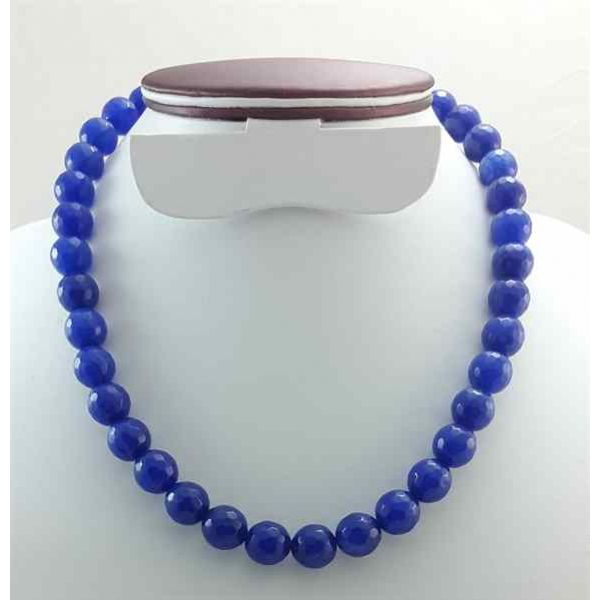 Blue Jade Rosary 85 Gram (Length 19 Inch)