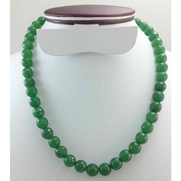 Green Jade Rosary 62 Gram (Length 19 Inch)