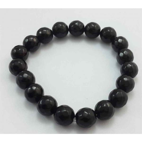 Black Jade Bracelet 25 Gram (Length 8 Inch)