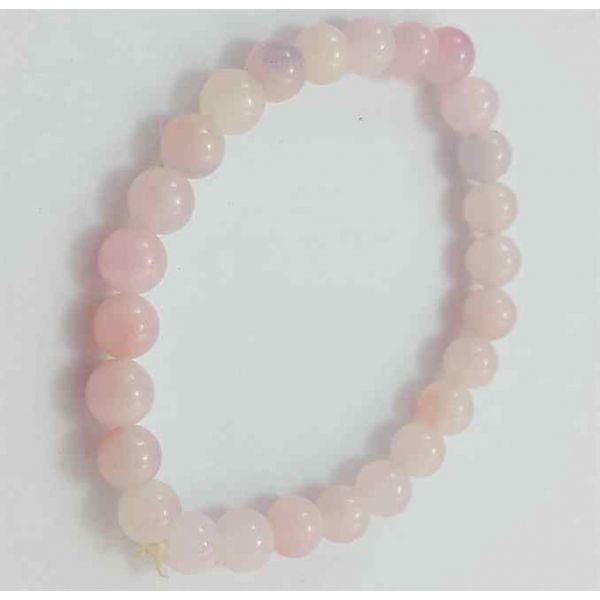 Rose Pink Jade Bracelet 11 Gram (Length 8 Inch)