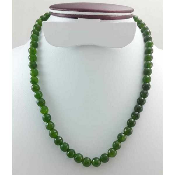 Green Jade Rosary 41 Gram (Length 19 Inch)