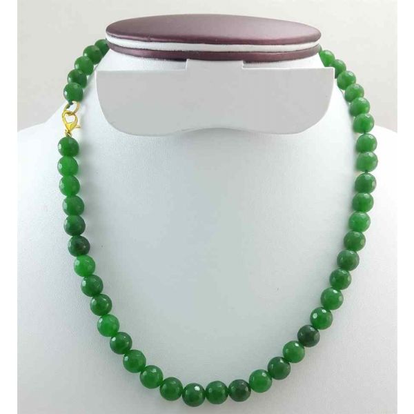 Green Jade Rosary 39 Gram (Length 19 Inch)