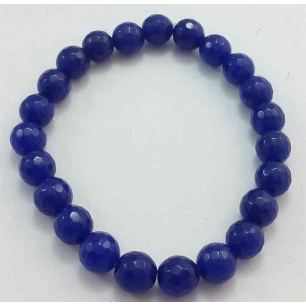Blue Jade Bracelet 15 Gram (Length 8 Inch)