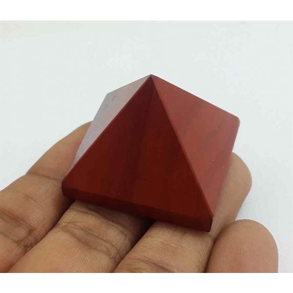 Small Red Jasper Pyramid 21 to 23 Gram