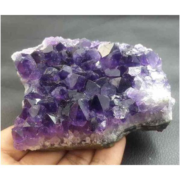Brazilian Natural Amethyst Quartz Crystal Geodes 292 Gram 