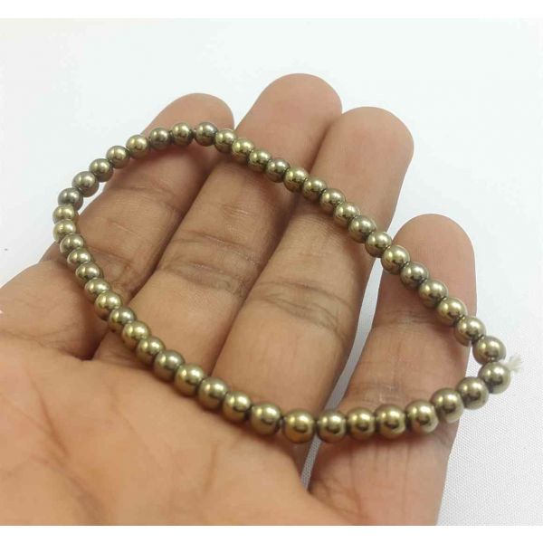Pyrite Bracelet 4 mm