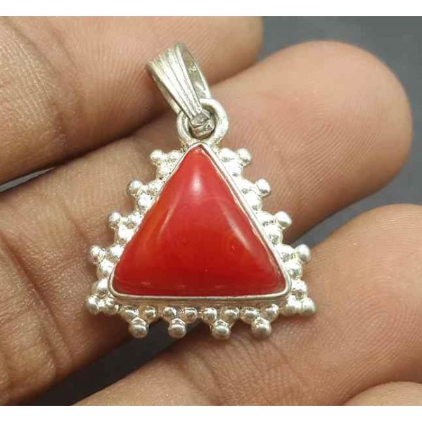 Coral Pendent, 18 x 6 mm