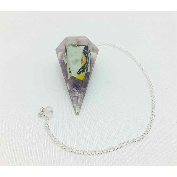 Purple Crystal Pendulum,13 Gram