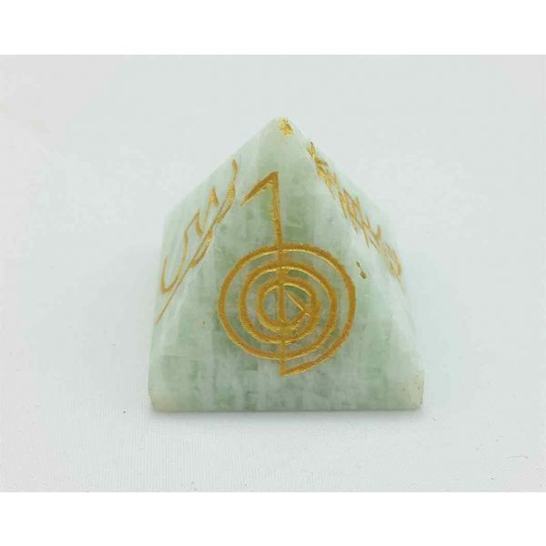 Healing Amazonite Gemstone Pyramid 29 x 31 mm