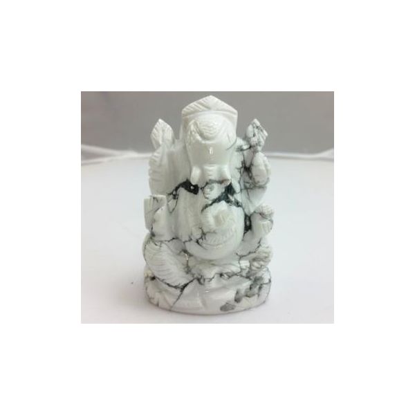 Howlite Ganesha 75 x 33 mm