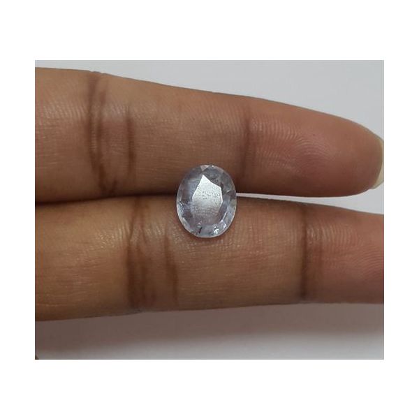 2.74 Carats Ceylon Blue Sapphire 9.77x8.04x3.62mm