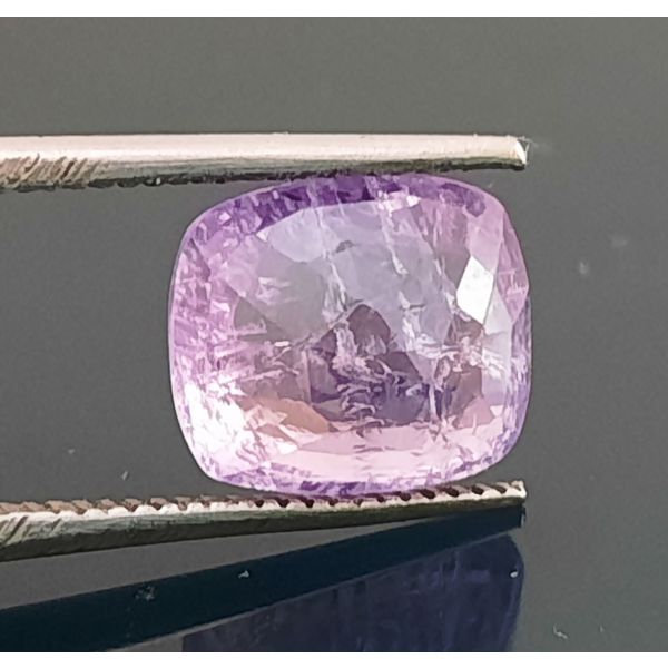 3.74 Carats Natural Pastel Purple Sapphire 9.34x8.05x4.95mm