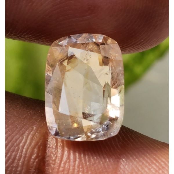 6.39 Carats Natural Orange Sapphire 12.30x8.86x5.99mm