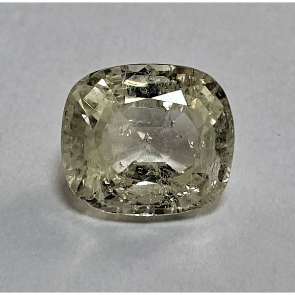 21.30 Carats Natural Lemon Green Sapphire 16.30 x 14.38 x 9.50 mm