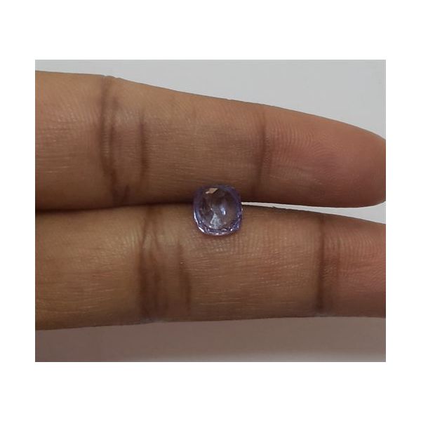 1.76 Carats Ceylon Blue Sapphire 6.86x6.37x3.71mm