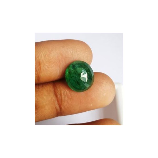 7.11 Carats Natural Zambian Emerald 12.63 x 11.42 X 6.84 mm