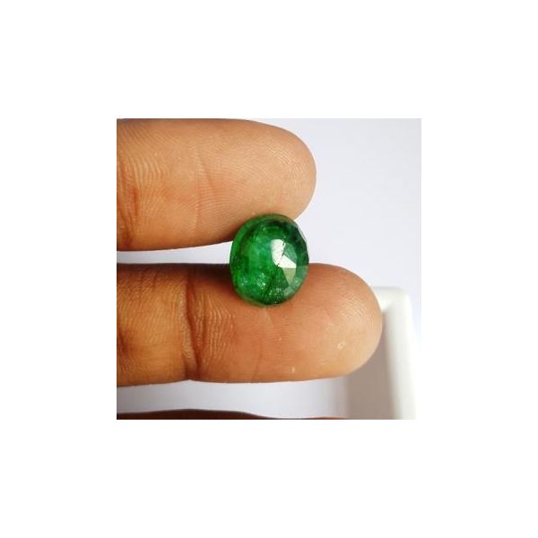 5.68 Carats Natural Zambian Emerald 11.90 x 10.07 x 6.49 mm