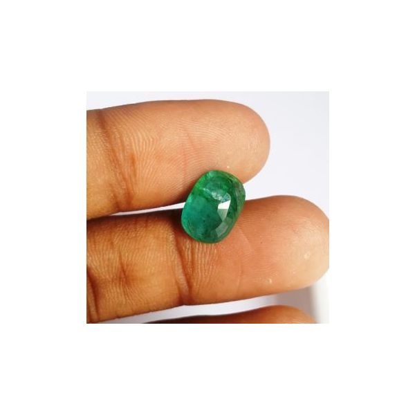 3.33 Carats Natural Zambian Emerald 11.33 x 8.31 x 4.66 mm