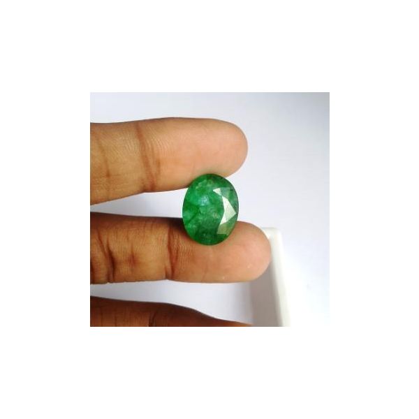 8.73 Carats Natural Zambian Emerald 16.60 x 13.17 x 5.77 mm