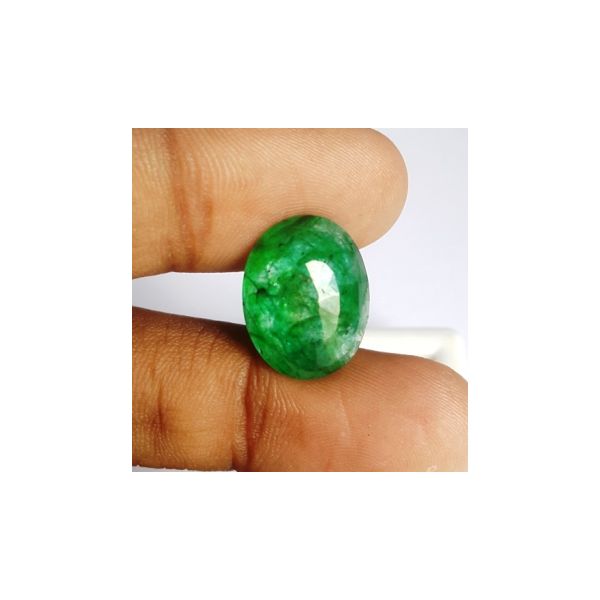 8.73 Carats Natural Zambian Emerald 16.60 x 13.17 x 5.77 mm