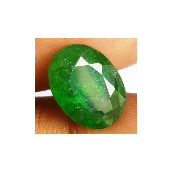 4.64 Carats Natural Zambian Emerald 12.16 x 9.09 x 5.87 mm