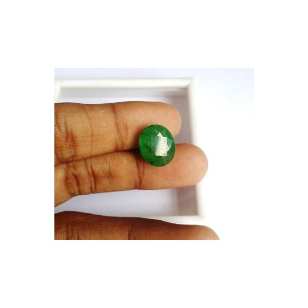 8.10 Carats Natural Zambian Emerald 13.84 x 11.65 x 6.86 mm