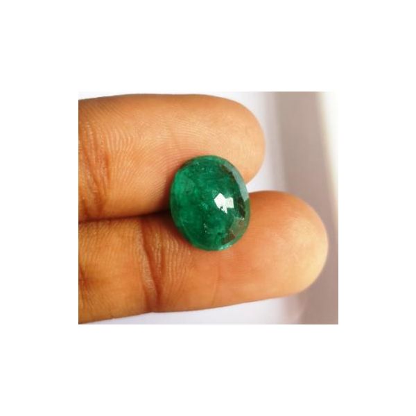 4.80 Carats Natural Zambian Emerald 12.76 x 10.56 x 5.33 mm