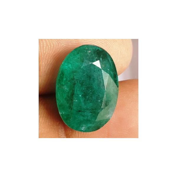 12.24 Carats Natural Zambian Emerald 18.29 x 13.27 x 6.80 mm