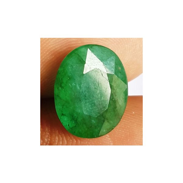5.30 Carats Natural Zambian Emerald 12.76 x 10.36 x 5.75 mm