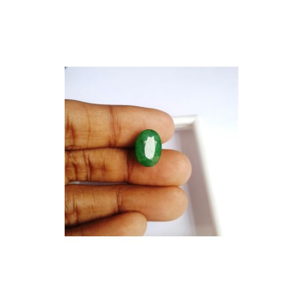 6.56 Carats Natural Zambian Emerald 13.75 x 10.25 x 6.35 mm