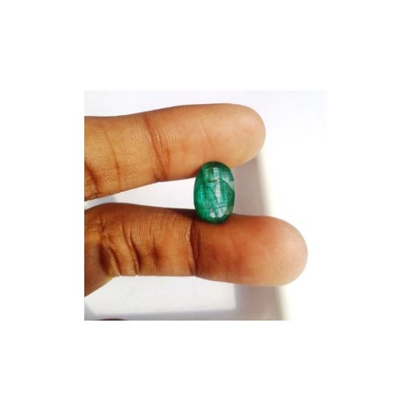 4.91 Carats Natural Zambian Emerald 14.00 x 9.28 x 5.32 mm