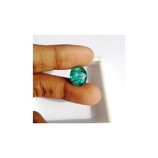 6.62 Carats Natural Zambian Emerald 13.51 x 11.48 x 6.07 mm