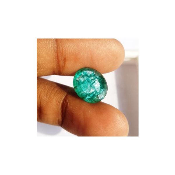 6.62 Carats Natural Zambian Emerald 13.51 x 11.48 x 6.07 mm